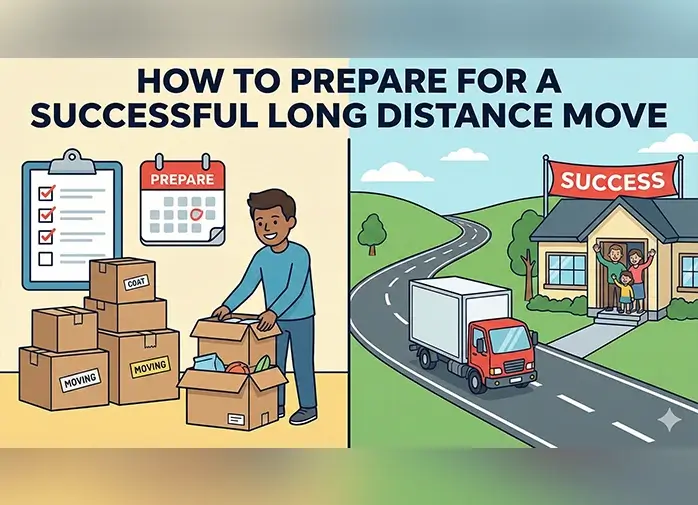 how to prepare for a successful long-distance move